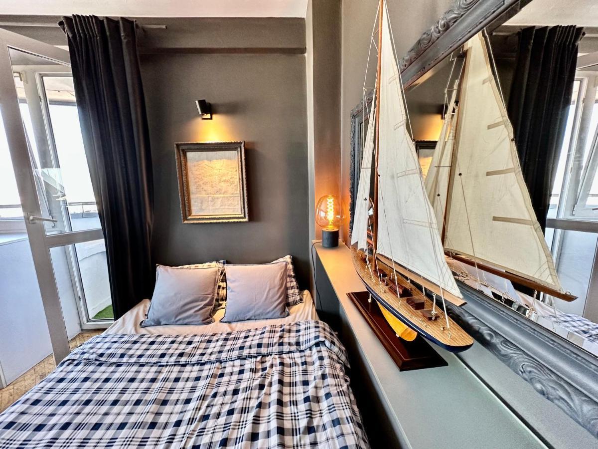 Super Apartament Grey Centrum 2X Metro Fast Wifi 300 Mbs Netflix Appletv Smarttv Spotify Panorama Miasta Варшава Екстериор снимка