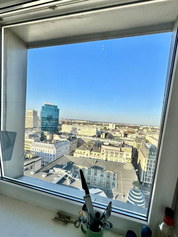 Super Apartament Grey Centrum 2X Metro Fast Wifi 300 Mbs Netflix Appletv Smarttv Spotify Panorama Miasta Варшава Екстериор снимка