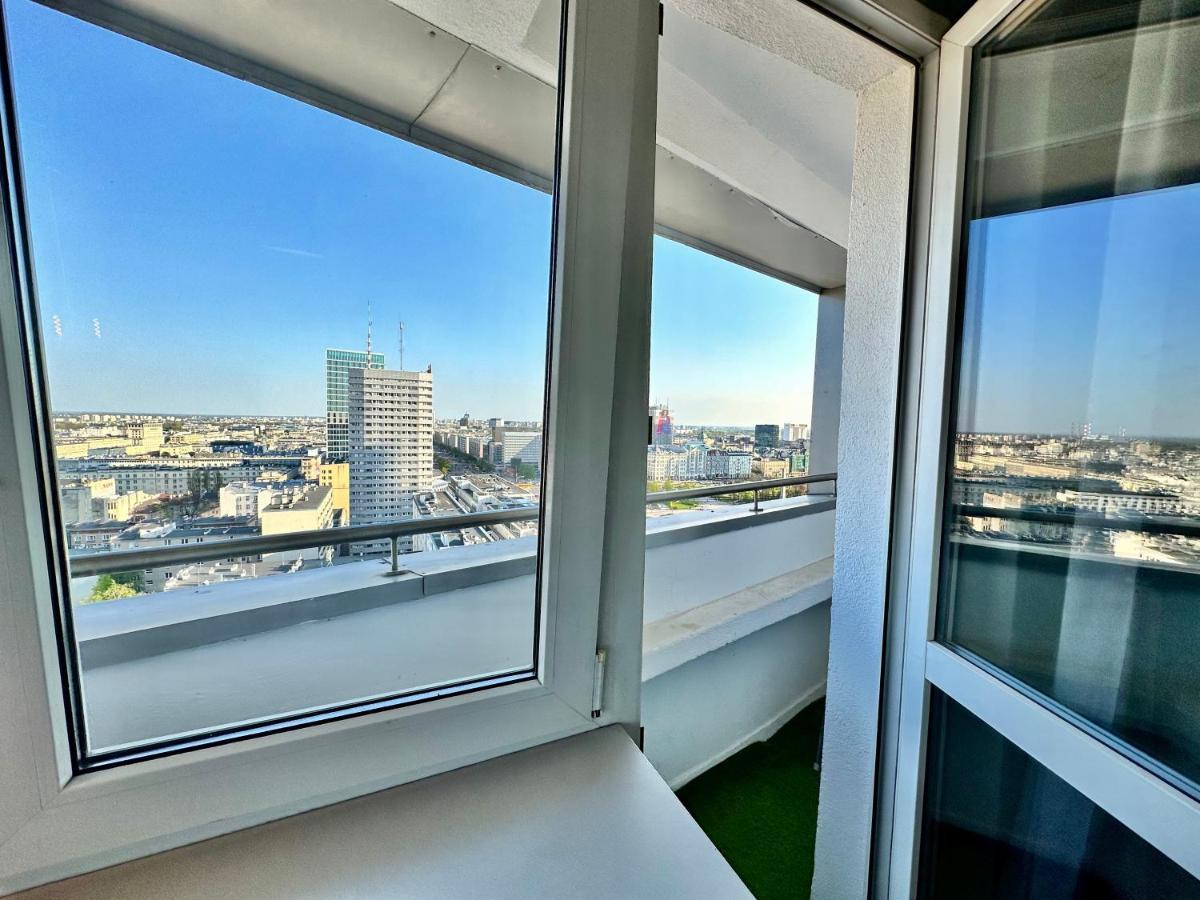 Super Apartament Grey Centrum 2X Metro Fast Wifi 300 Mbs Netflix Appletv Smarttv Spotify Panorama Miasta Варшава Екстериор снимка